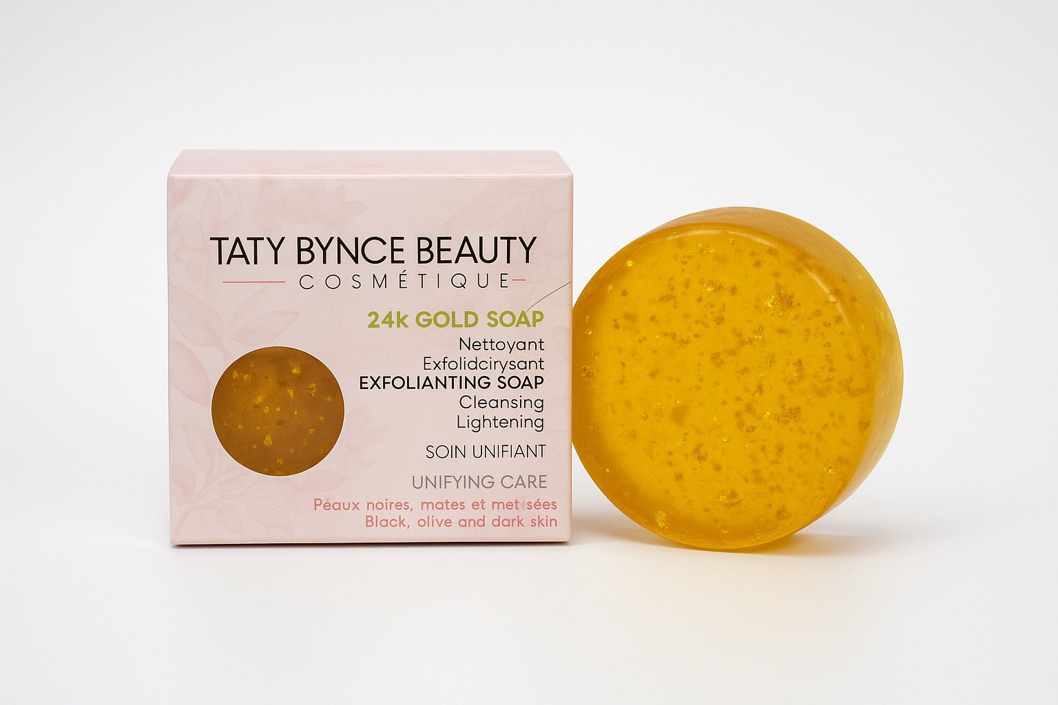 Savon 24K Gold – Exfoliant, Anti-boutons & Éclat immédiat